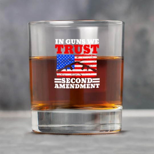 In Guns We Trust Second Amendment Gun Rights USA Rock Glasses