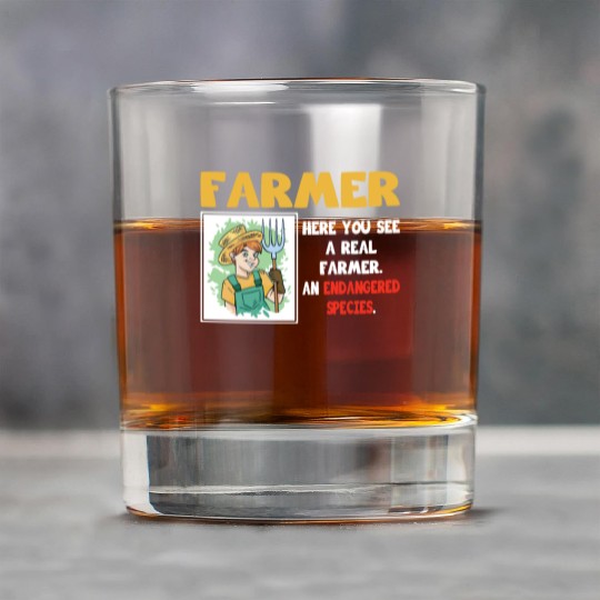 Real farmer endangered species farming farmers Rock Glasses
