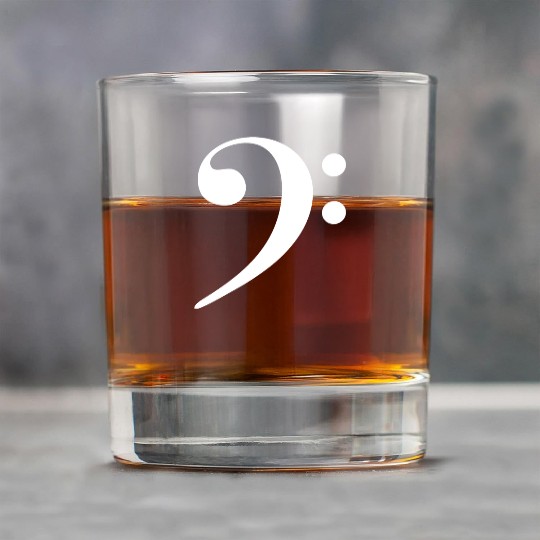 Bassline Beat Bass Player Drummer F Clef Rock Glasses