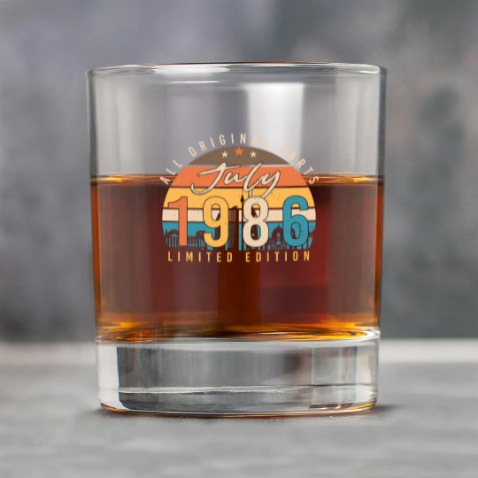 1986 July Limited Edition Rock Glasses