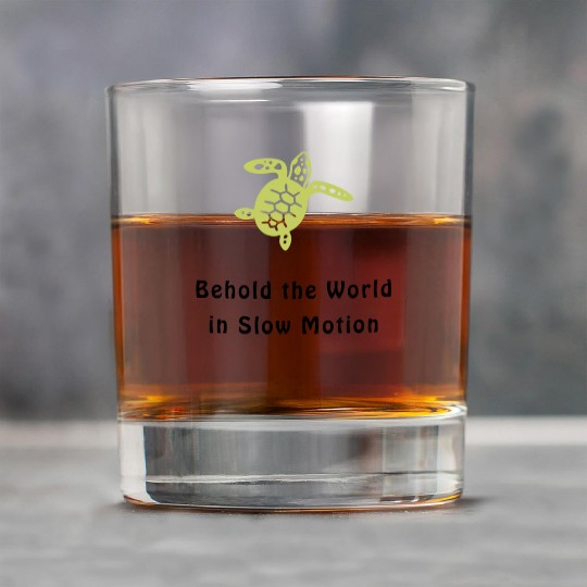 Green Sea Turtle Behold the World in Slow Motion Rock Glasses