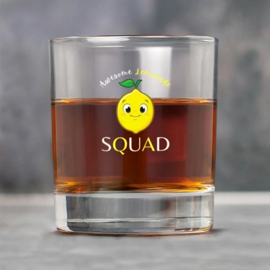 Awesome Lemonade Squad Lemon Lovers For Summer Rock Glasses