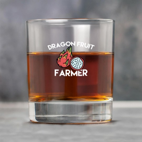 Dragon Fruit Farmer Rock Glasses