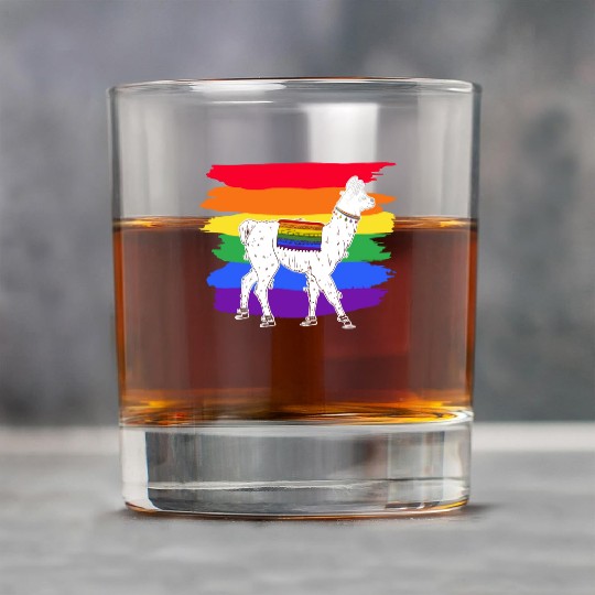 LGBTQ Llama Alpaca Women Gay Lesbian Llama Rock Glasses