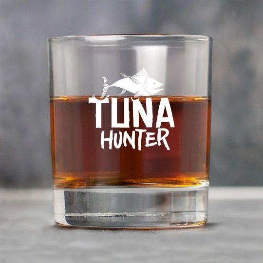 Red Tuna Fish Bluefin Fishing Salad Rock Glasses