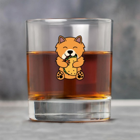 Pomeranian Taco Lover Rock Glasses