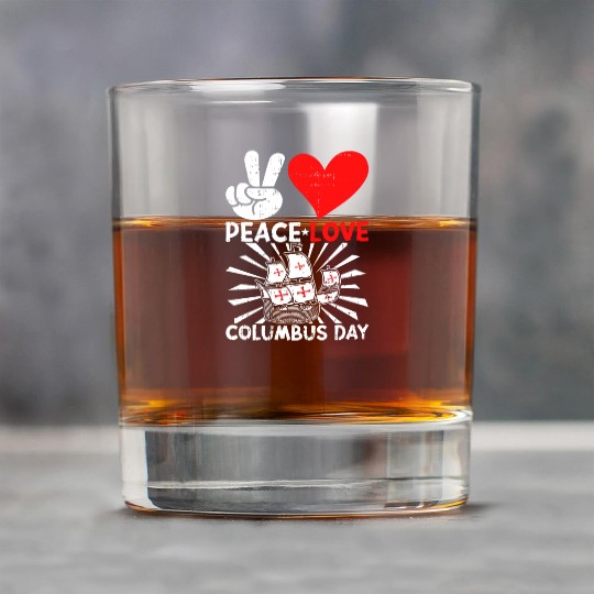 Columbus Day Italian Pride Rock Glasses