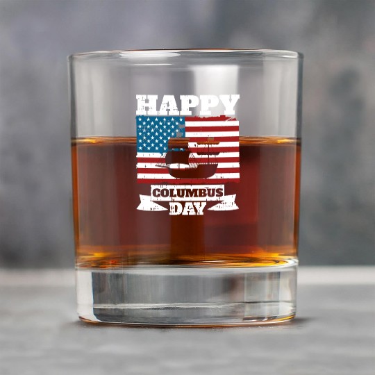 Columbus Day Italian Pride Rock Glasses