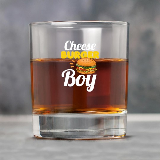 Cheese Burger Boy Rock Glasses
