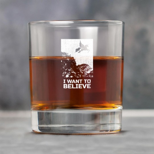 Unicorn "I Want To Believe" UAP Outfit Alien Ufo Rock Glasses