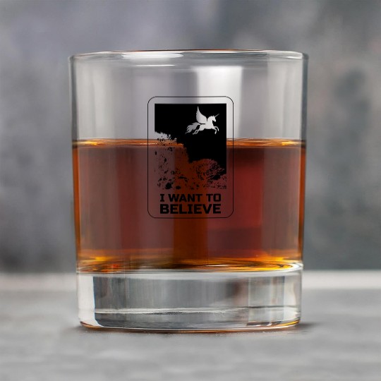 Unicorn "I Want To Believe" UAP Outfit Alien Ufo Rock Glasses