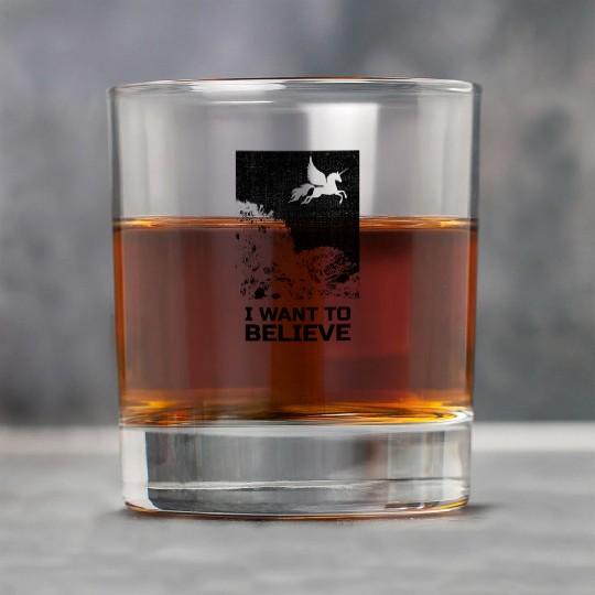 Unicorn "I Want To Believe" UAP Outfit Alien Ufo Rock Glasses