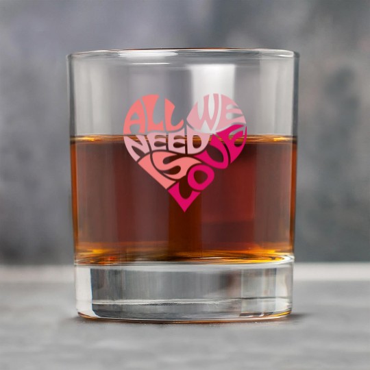 All we need is love Rock Glasses