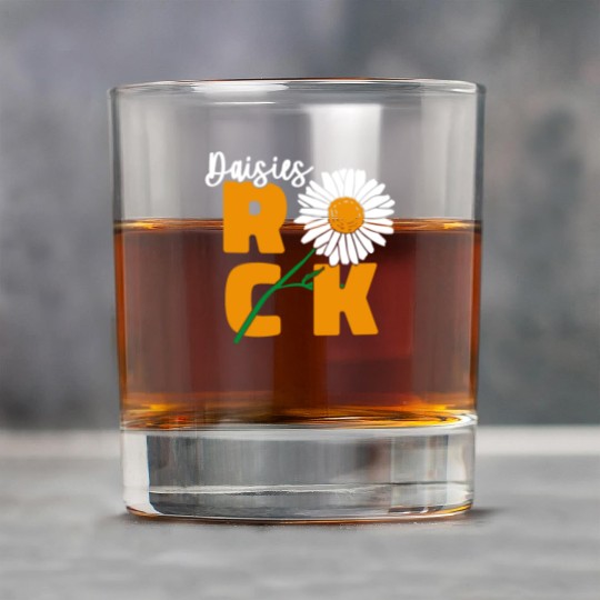 Daisy Garden Gardening Gardener Rock Glasses