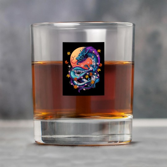 Japanese Dragon Rock Glasses