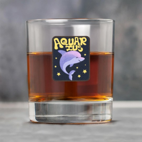 Aquarius Sign Animal Rock Glasses