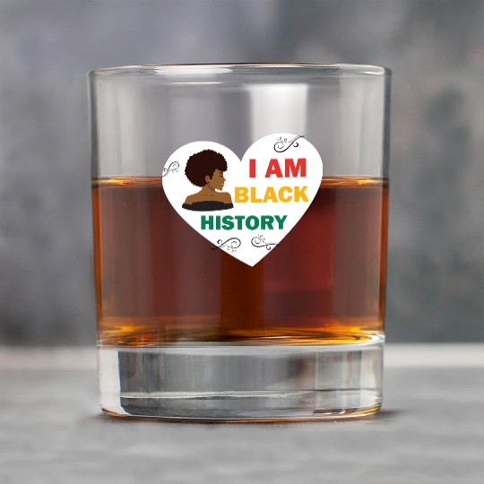 I'M Black History Rock Glasses