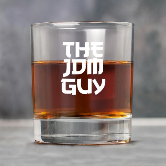 The JDM Guy white text japanese car lover Rock Glasses