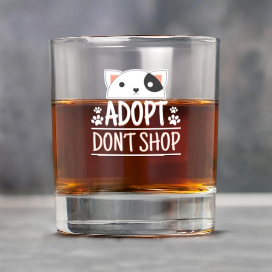 Adopt Dont Shop Pet Adoption Awareness Rock Glasses