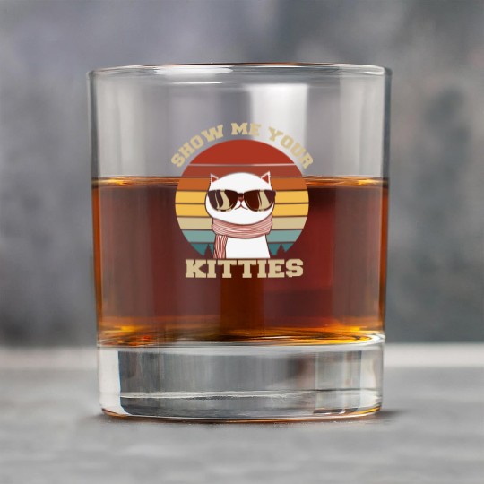 Show me your Kitties Cat Lover Rock Glasses
