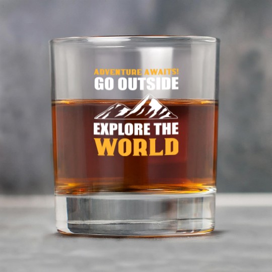 Explore the World Courageous Person Gift Rock Glasses
