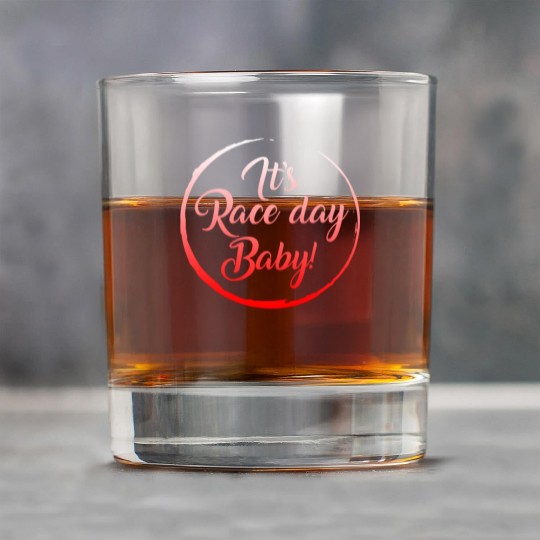 Racing Rock Glasses, It's Race Day Baby Rock Glasses, Racing