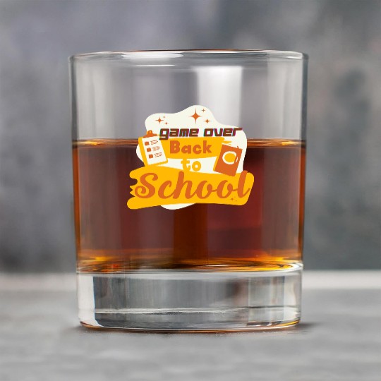 Game Over Back To School - Back To School quotes Rock Glasses