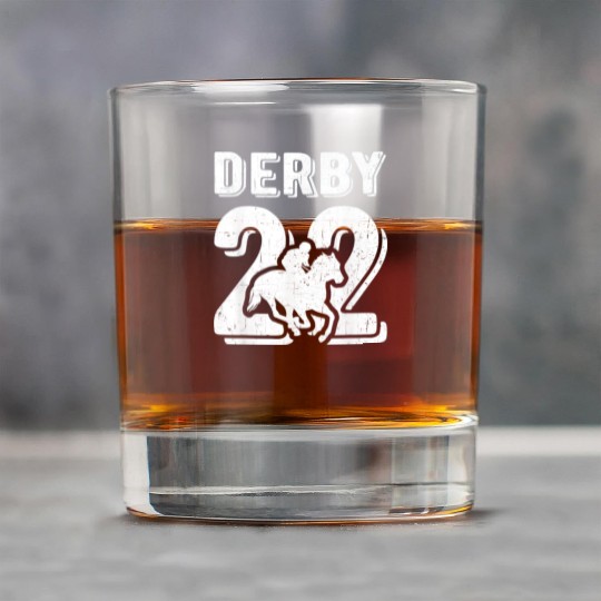 Kentucky Racing 2022 Derby Horse Racing Rock Glasses