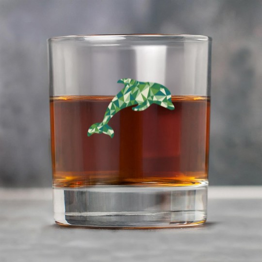 the dolphin green Rock Glasses