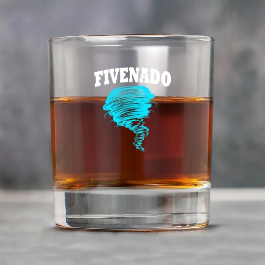 5th Birthday Tornado Fivenado Rock Glasses