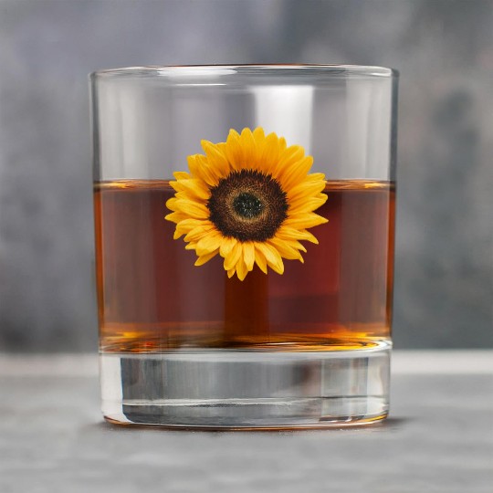 Sunflower Sun Flower Garden Floral Womens Fall Rock Glasses
