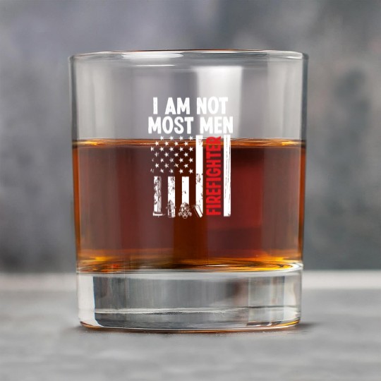 Firemen I am not most men Night Shift Firefighter Rock Glasses