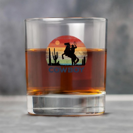 Cowboy - Retro Sunset Rock Glasses