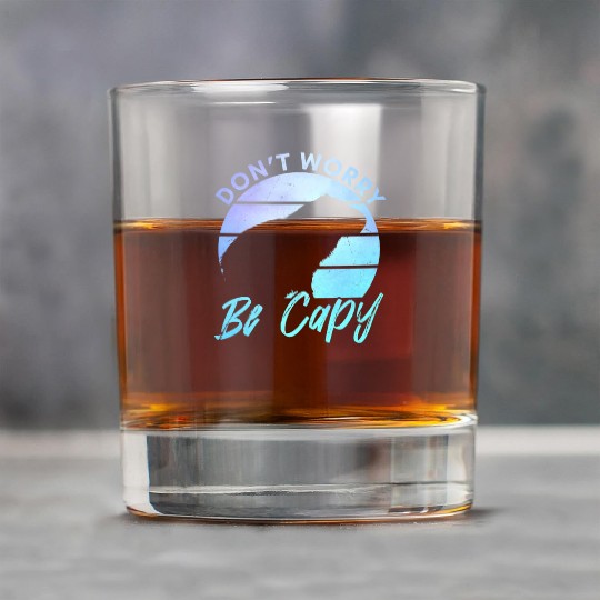 Happy Capybara Animal Lover Rock Glasses