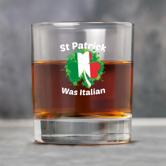 St Patrick Was Italian St Patrick s Day Rock Glasses