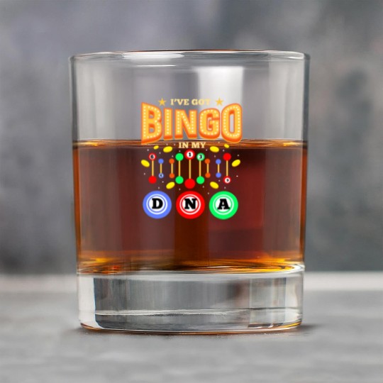 I ve Got Bingo In My DNA For Bingo Lover Rock Glasses