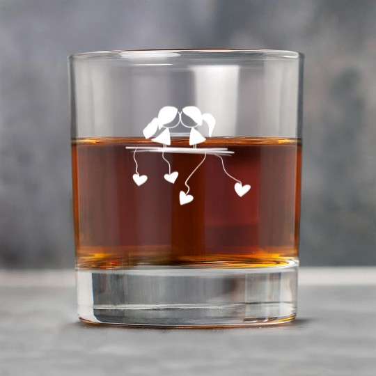 lesbian couple love symbol Rock Glasses