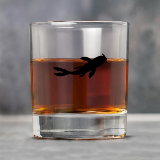 silhouette koi fish nishikigoi Rock Glasses