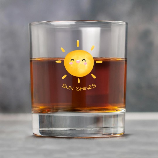 cute sun shines Rock Glasses