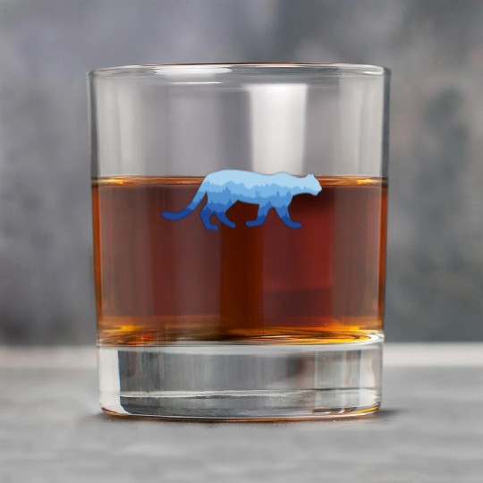 Mountain Lion and Mountain Biker Rock Glasses