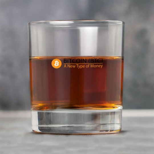 Bitcoin Logo Wear Rock Glasses