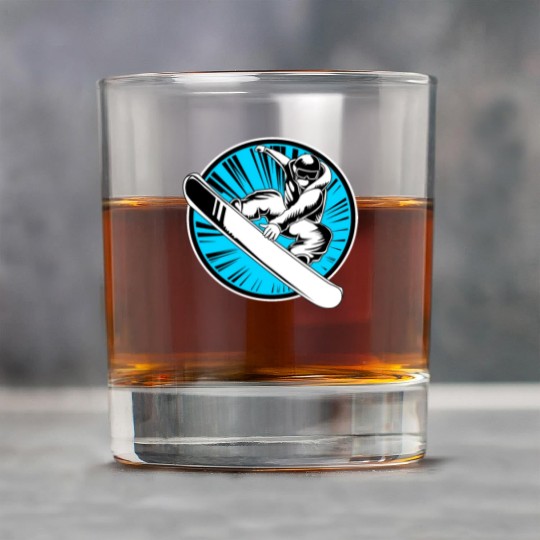 Winter Vacation Snowboarding Snowboarder Rock Glasses