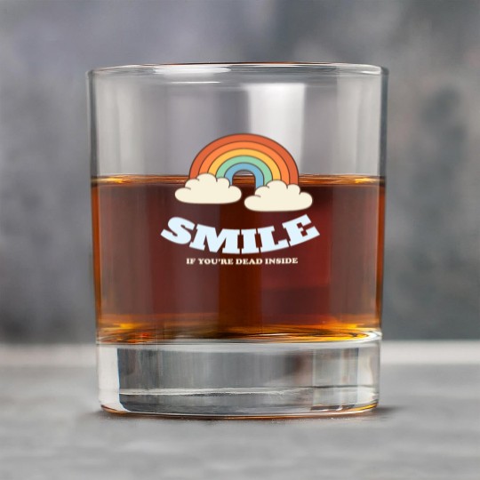 Smile If You are Dead Inside Pessimismus Rock Glasses