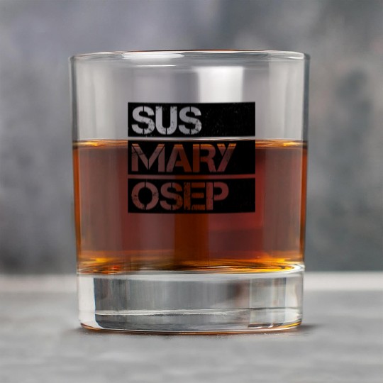 Hilarious SUS MARY OSEP Exasperated Frustrated Rock Glasses