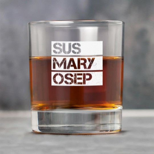 Hilarious SUS MARY OSEP Exasperated Frustrated Rock Glasses