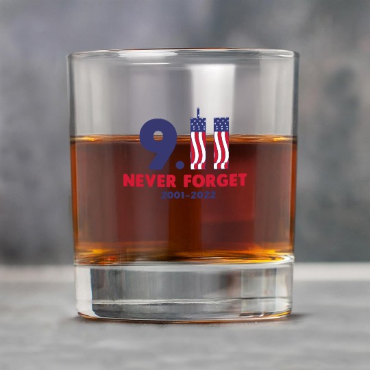 911 Never Forget 2001-2022 Patriot day Rock Glasses