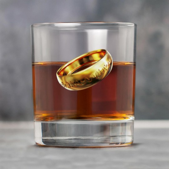 Mystical Gold Ring Rock Glasses
