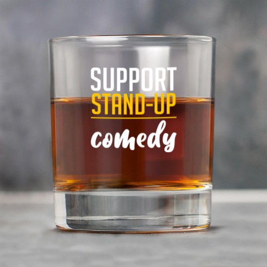Support Stand Up Comedy 4 Rock Glasses