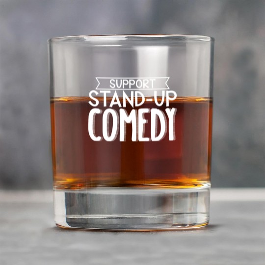 Support Stand Up Comedy 3 Rock Glasses