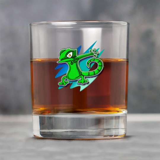 Dabbing Gecko - Jack O Lantern Eyes Rock Glasses